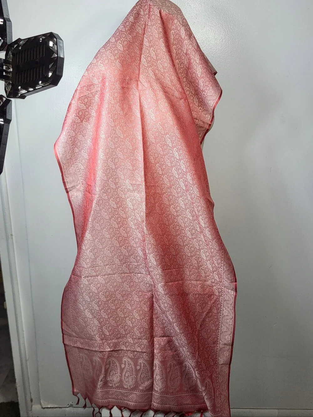 Elegant Rose Paisley Women's Scarf 21